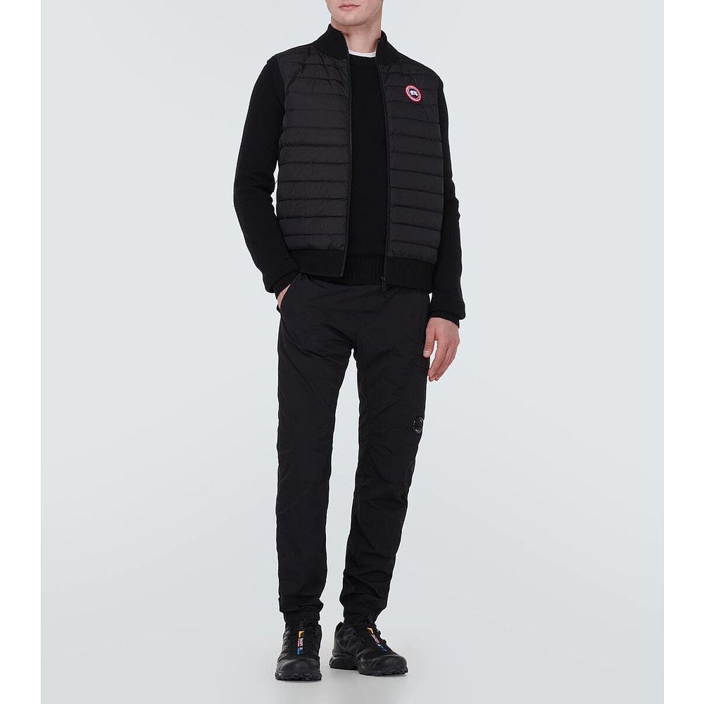 潮奢 Canada Goose 加拿大鹅 男士 HyBridge down-paneled 羊毛 - 图0