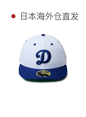 日本直邮NEW ERA 洛杉矶道奇队白色平檐棒球帽 59FIFTY