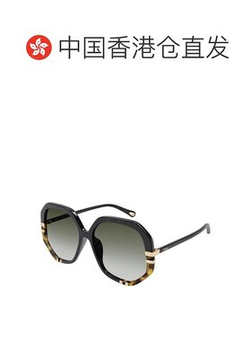 1h可退 香港直邮潮奢 Chloe 蔻依 女士 CH0105S 光泽黑色眼镜 CH0