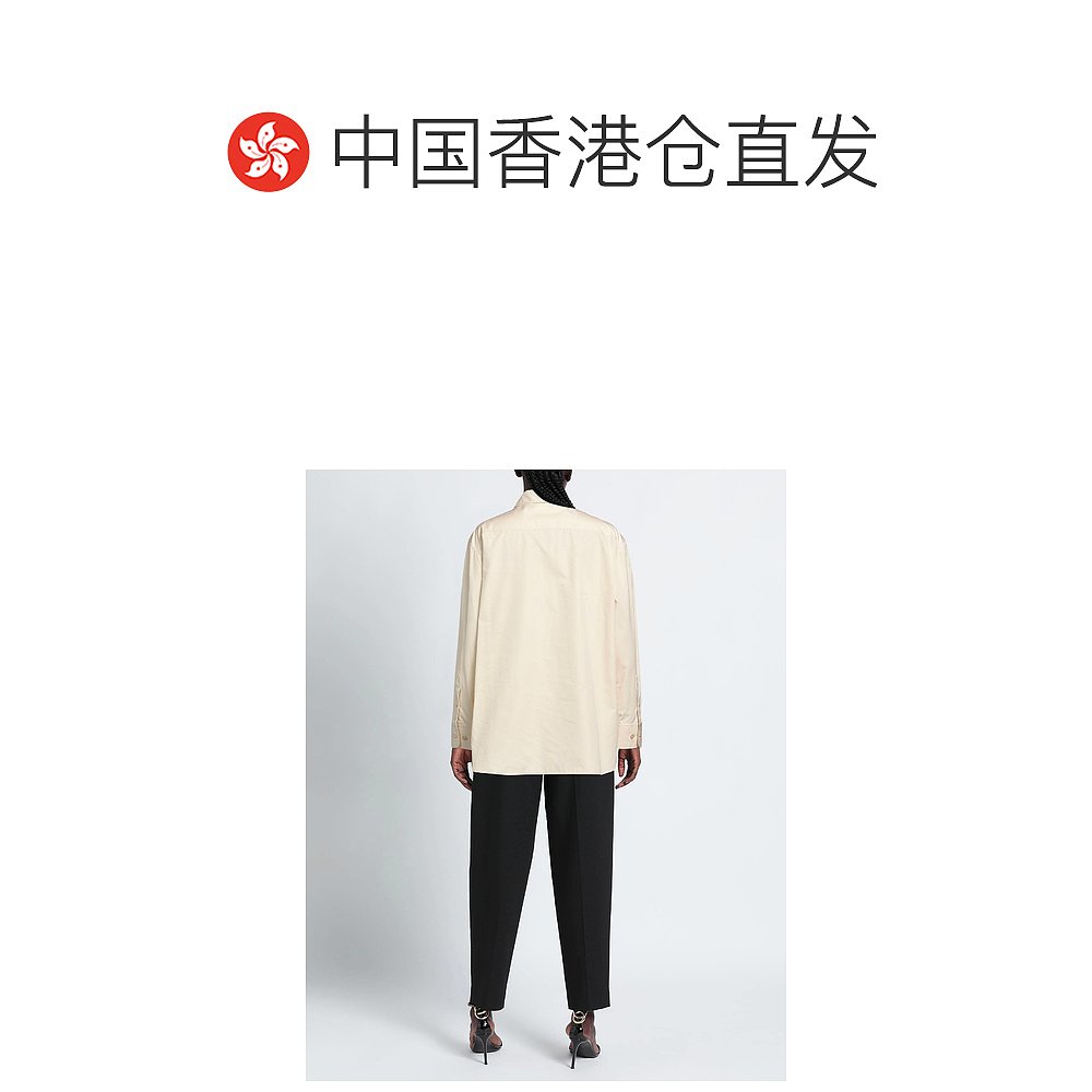 香港直邮潮奢 Nina Ricci 女士Blouses 纯色衬衫 - 图1