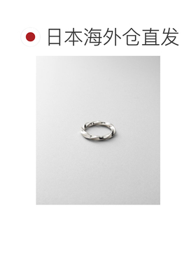 1h可退 日本直邮COCOSHNIK 女士 SV925银 螺旋设计 个性开口戒指