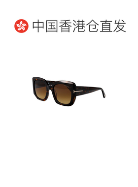 香港直邮TOM FORD 女士太阳镜 FT122052F SS2026 棕色 Carla-02 S