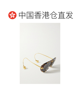 1h可退 香港直邮Bottega Veneta 葆蝶家 女士 棕色 Drop 飞行员太