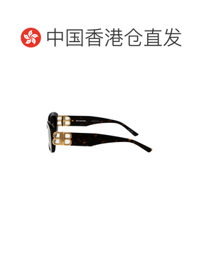 1h可退 香港直邮BALENCIAGA 女士眼镜 BB0310SK002 CO 棕色太阳镜