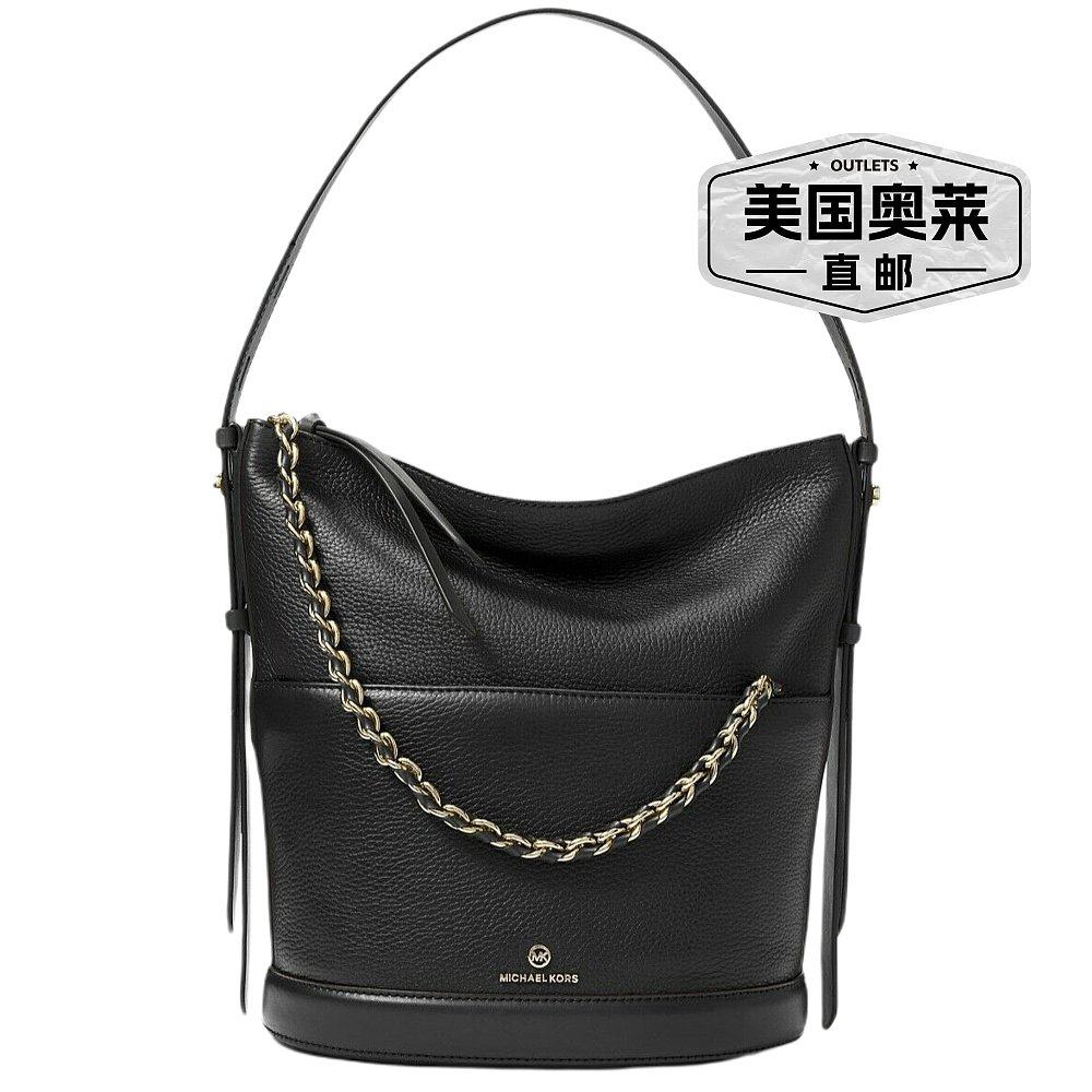 皮革hobo黑单肩包 天猫国际全球探物女士包袋