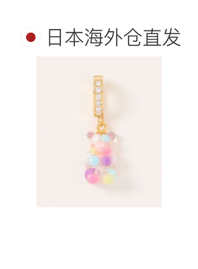 1h可退 日本直邮MIKSHIMAI 女装 GUMBALL BEAR 透明感树脂熊吊坠