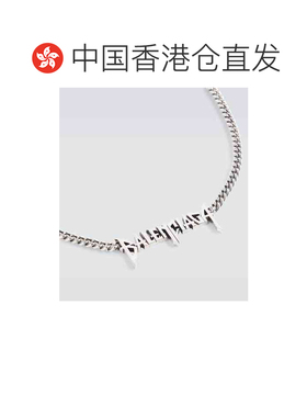 1h可退 香港直邮Balenciaga 巴黎世家 男士 徽标项链 metal金属色