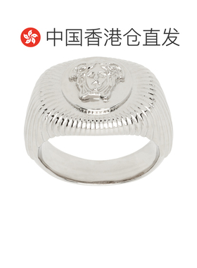香港直邮VERSACE 男士戒指 10222841A006203J030 SS2026 银色