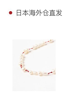 1h可退 日本直邮RACKETS 女士珍珠丝绸项链 61423587464
