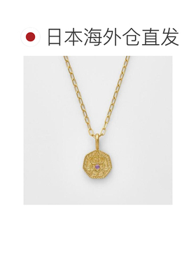 日本直邮agete 2月诞生石 金色紫水晶吊饰 网络