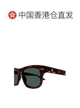 1h可退 香港直邮MONTBLANC 男士太阳镜 MB0319S002 CO 黑色 MB031