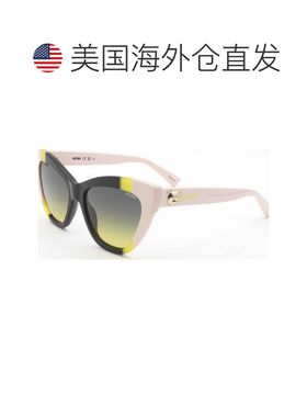 自营Moschino Women's 54 mm Black Sunglasses - black pink 美
