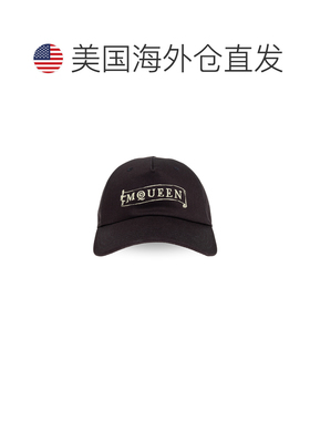 自营alexander mcqueen棒球帽-黑色 美国奥莱直发