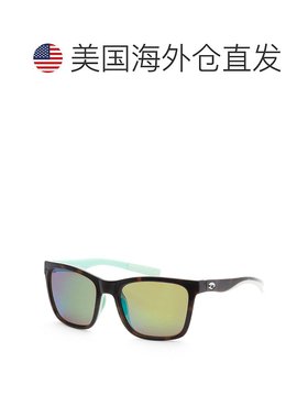 自营 Costa del Mar女式56毫米闪亮白色海泡沫太阳镜 美国奥莱直