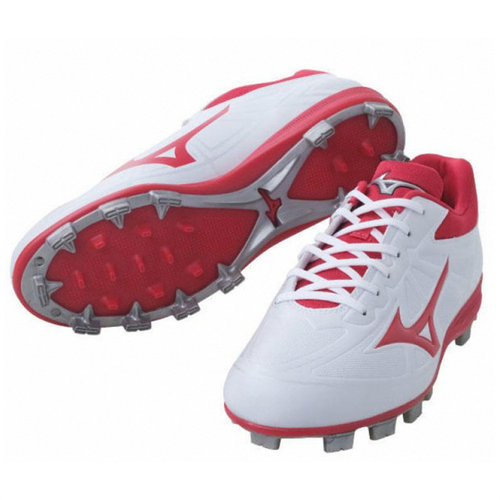 日本直邮 棒球鞋钉点青少年成人白色可用 Mizuno Light Rebo Budd - 图2