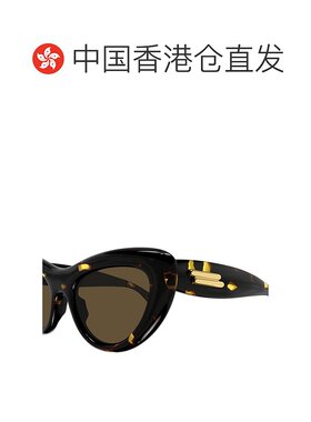 香港直邮BOTTEGA VENETA 女士眼镜 BV1282S002 SS2025 黑色太阳镜