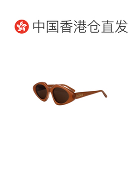 香港直邮LOEWE 女士太阳镜 LW40185I50E CO 橙色 矩形太阳镜