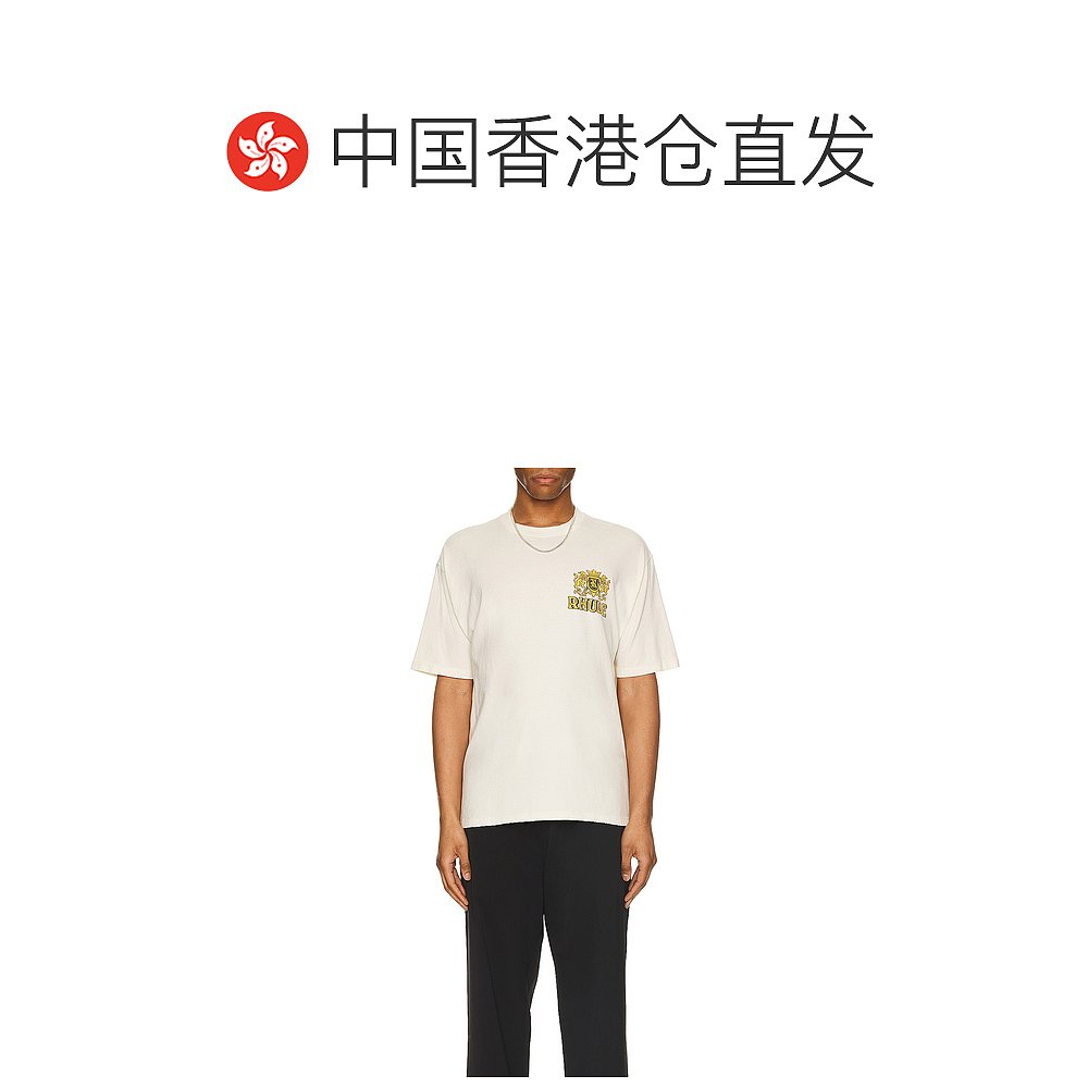 香港直邮潮奢 Rhude 男士 Cresta Cigar T恤 RHSS24TT04012611 - 图1