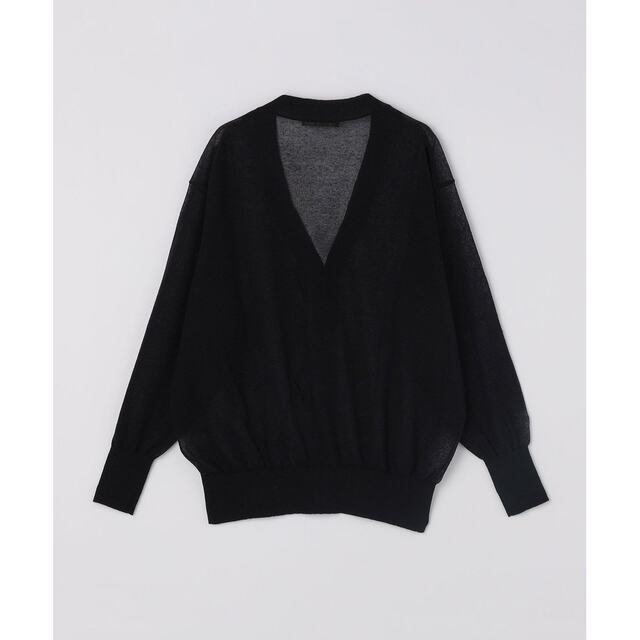Japan direct mail BENCH MARKING ໂປ່ງໃສ knitted cardigan ຄໍ V