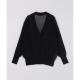 Japan direct mail BENCH MARKING ໂປ່ງໃສ knitted cardigan ຄໍ V