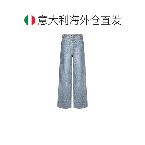 1h可退 欧洲直邮SELF-PORTRAIT 女士牛仔裤 SS26804PABBLUE SS202 - 图1