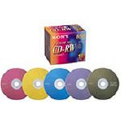 【日本直邮】10张SONY 10CDRW650EX CD-RW媒体650MB彩色MIX - 图2