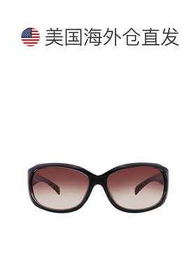 自营Nine West S03529RNJ009 Smoke Rectangular Ladies Sunglass
