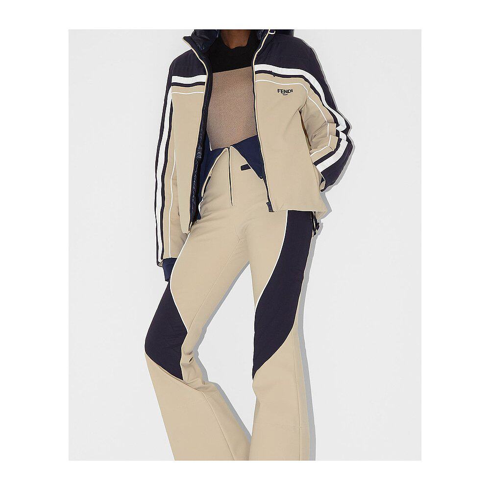 FENDI 女士外套 FAN186AT88F1QYI SS2025 花色 连帽滑雪棉服 - 图2