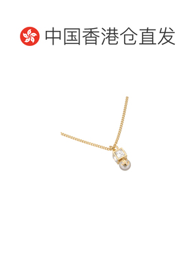 1h可退 香港直邮JIMMY CHOO 26SS JC珍珠立方体吊坠 Women