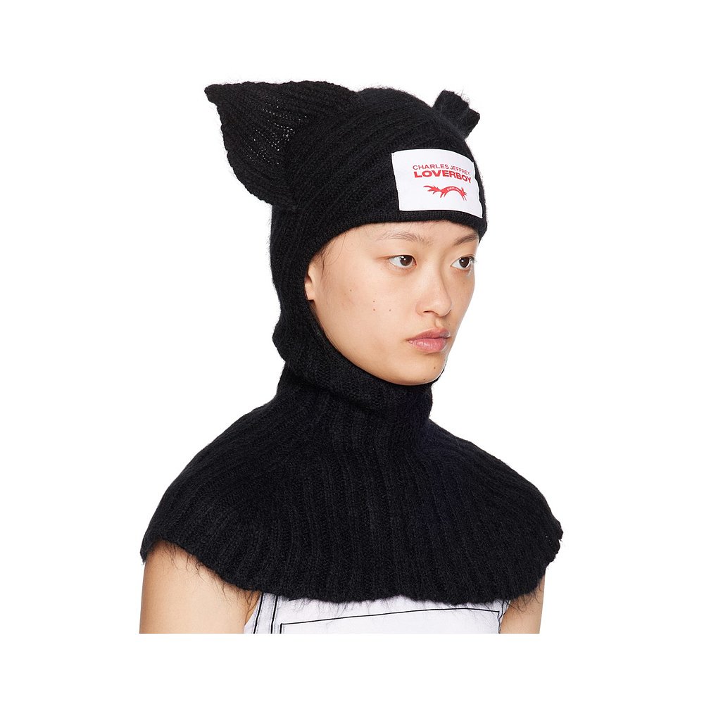 香港直邮潮奢 Charles Jeffrey Loverboy女士黑色 Chunky Ears-图0