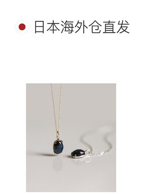 1h可退 日本直邮cui-cui 男女同款 拉布拉多石/黑玛瑙 K10金 项链