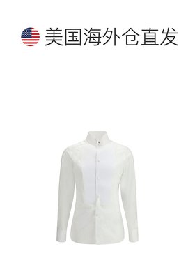 自营Tom Ford Cotton Dress Men's Shirt - white 美国奥莱直发