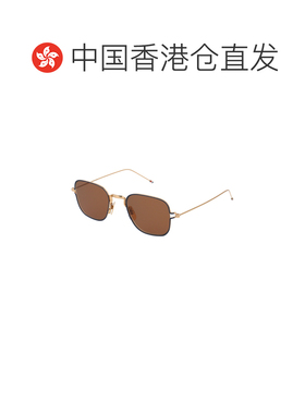 香港直邮THOM BROWNE 男士太阳镜 TBS116A0202 SS2026 金色 TB-11