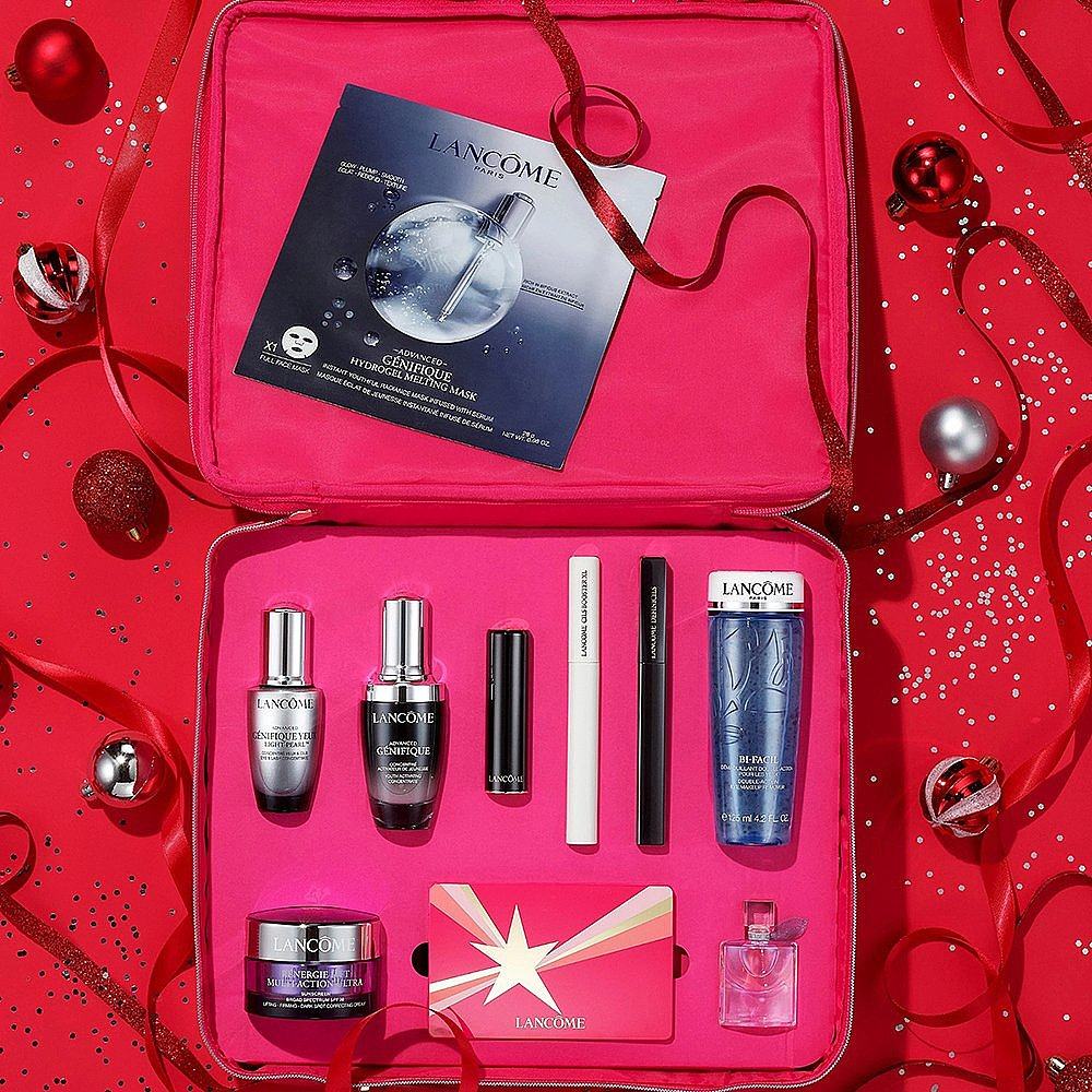 【临期处理】23年lancome兰蔻小黑瓶 天猫国际全球探物面部护理套装