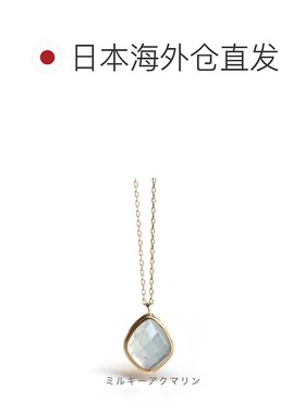 1h可退 日本直邮cui-cuiK10YG黄金项链日本782939cuicui吊坠水晶