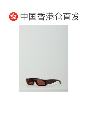 香港直邮alaia 女士 矩形面具太阳眼镜 AA4E7009S001