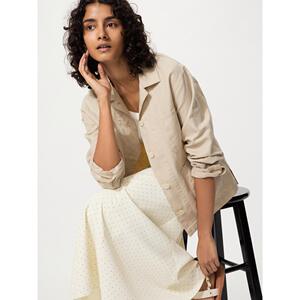 日潮跑腿UNIQLO优衣库 美人鱼波点半身裙 485714