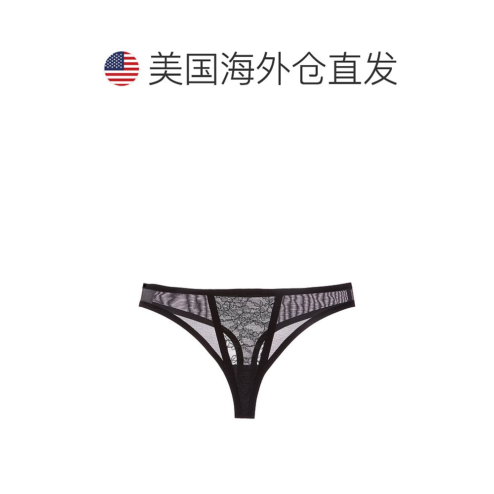 自营Wolford Bonded To Leavers Thong - black 美国奥莱直发 - 图1