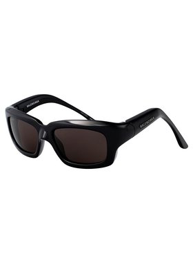 潮奢 Balenciaga 巴黎世家 男士 黑色太阳镜 BB0385S