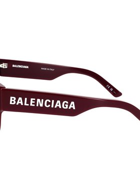 BALENCIAGA 男士太阳镜 BB0262SA004 AW2023 红色 BB0262SA