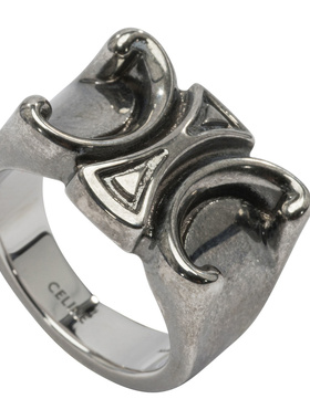 CELINE 男士戒指 461DR6BRA36SI AW2025 灰色 Ring Triumph