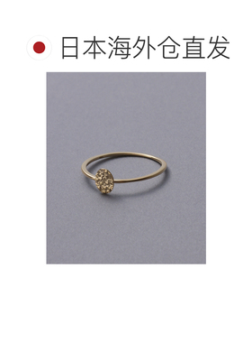 日本直邮Lilas 女士 K10黄金纹理椭圆造型戒指 26111202402070