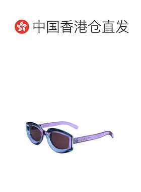 1h可退 香港直邮Gucci 古驰 女士 蓝色 & 紫色 Geometric Frame