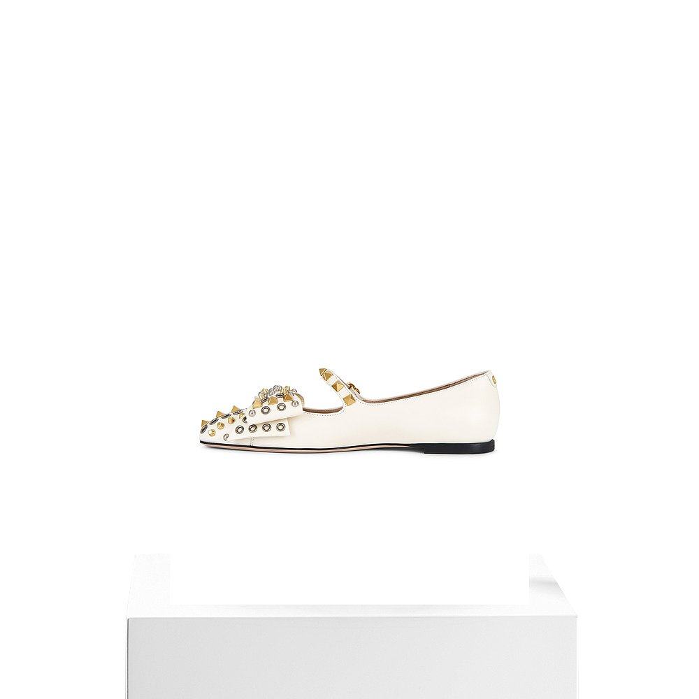 香港直邮Valentino 华伦天奴 女士 Bowow 芭蕾平底鞋 7W2S0MX7ETL,淘宝优惠券,粉丝福利购,淘宝优惠卷