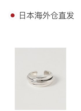 1h可退 日本直邮Jouete 男女同款银色镶嵌戒指 时尚都市风格 简约