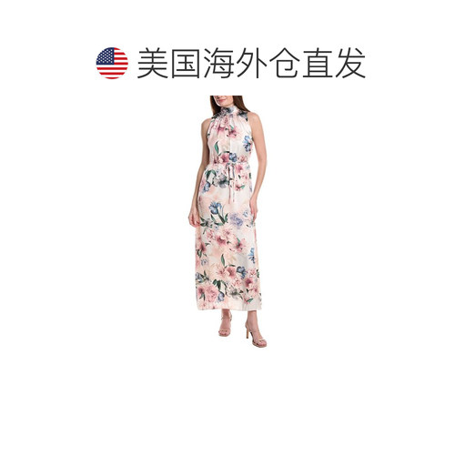 自营Ted Baker Alina Dress - Pink 长裙连衣裙美国奥莱直发 - 图1
