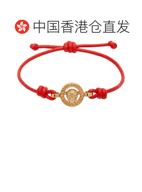 香港直邮潮奢 versace 范思哲 男士 Medusa '95 Leather 手环 101