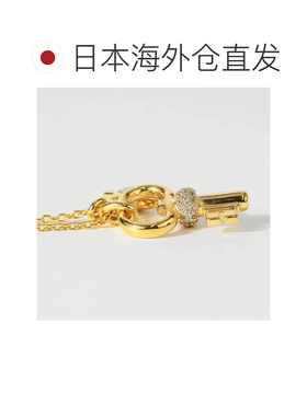 日本直邮Vivienne Westwood 项链 钥匙与圆环吊坠 630203J0 金色
