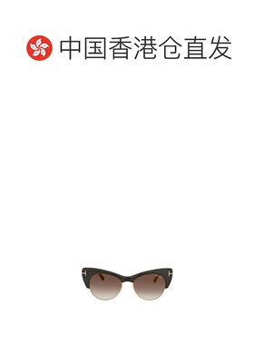1h可退 香港直邮TOM FORD 女士眼镜 TF038701G AW2024 黑色 徽标