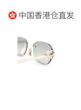 香港直邮GUCCI 女士太阳镜 A000Q4I33318013 AW2026 金色